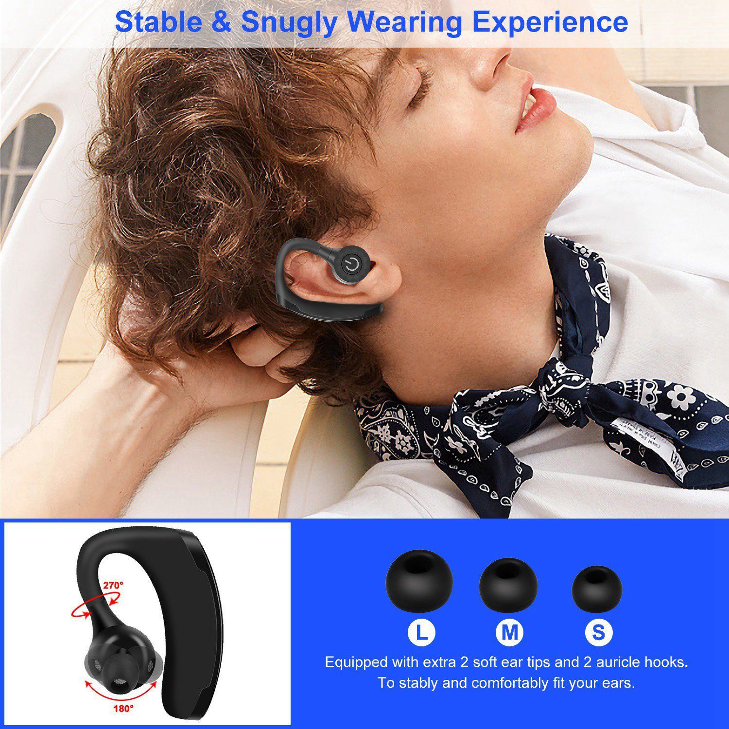 Wireless V5.0 In-Ear Earphones Headphones & Audio - DailySale