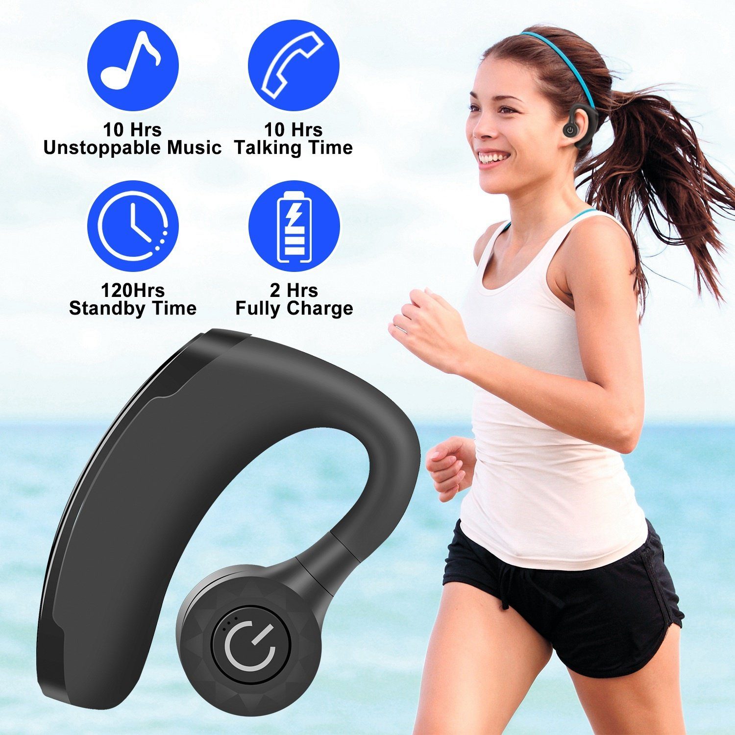 Wireless V5.0 In-Ear Earphones Headphones & Audio - DailySale