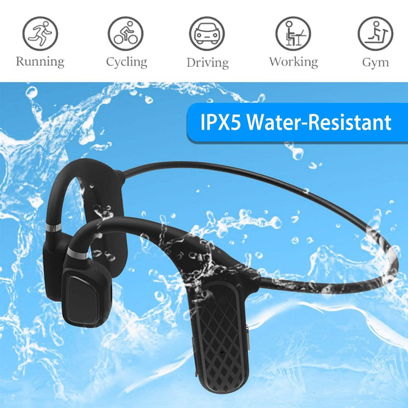 Wireless V5.1 Bone Conduction Earphones with Sensitive Mic Headphones - DailySale