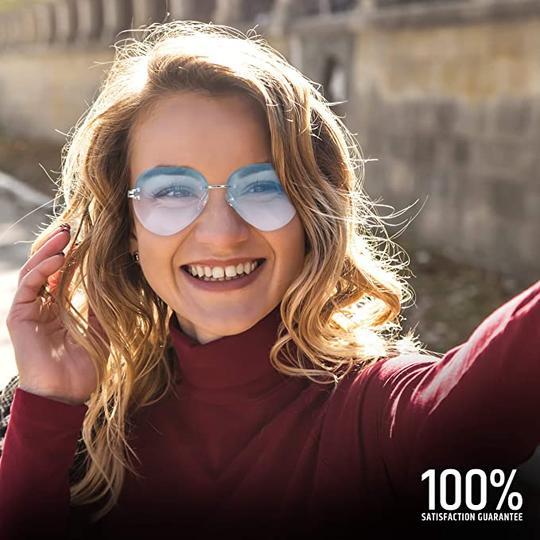 Women Aviation Sunglasses - Polycarbonate UV 400 Adjustable Legs Women's Accessories - DailySale