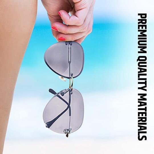 Women Aviation Sunglasses - Polycarbonate UV 400 Adjustable Legs Women's Accessories - DailySale