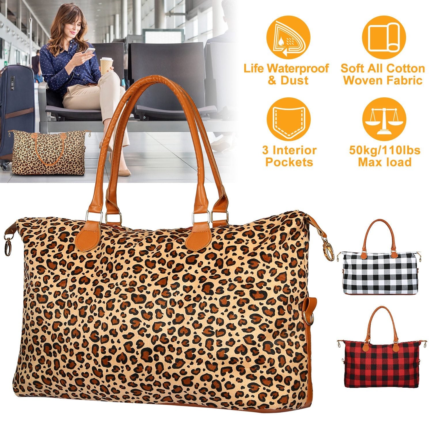 Women Duffle Bag Travel Luggage Bags & Travel - DailySale