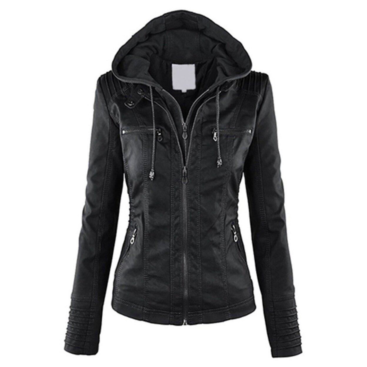 Women Fashion Autumn Winter Coat Jacket Women's Clothing Black M - DailySale