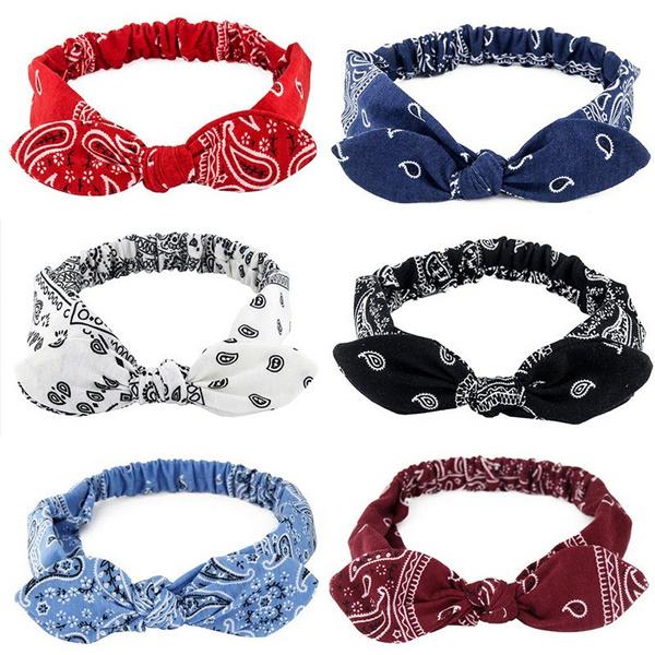 Women Fashion Sweet Retro Print Headbands Women's Accessories - DailySale