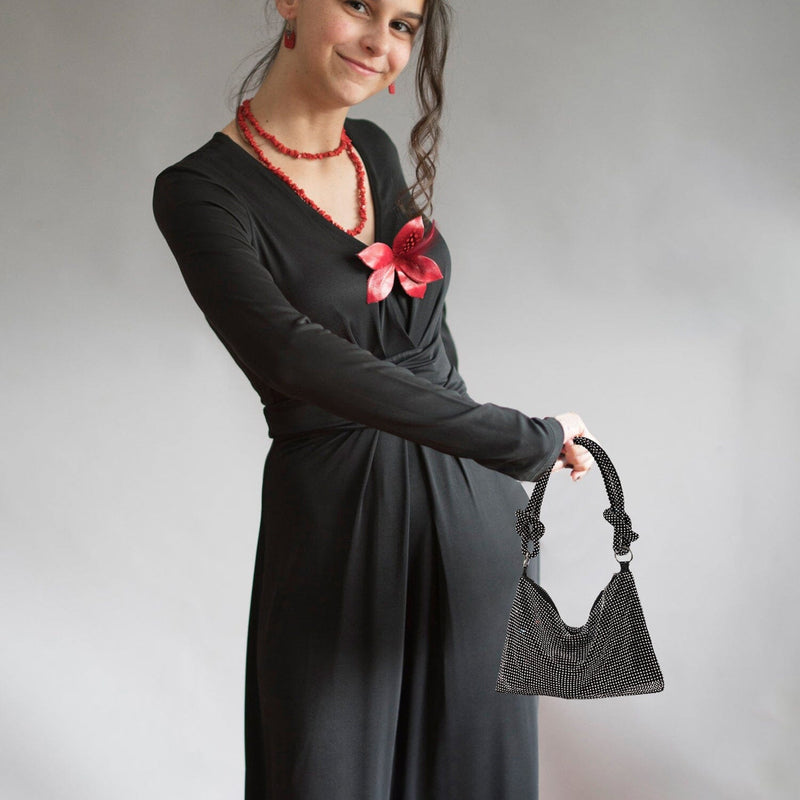Women Glitter Evening Bags Shiny Rhinestone Handbag Purses Bags & Travel - DailySale