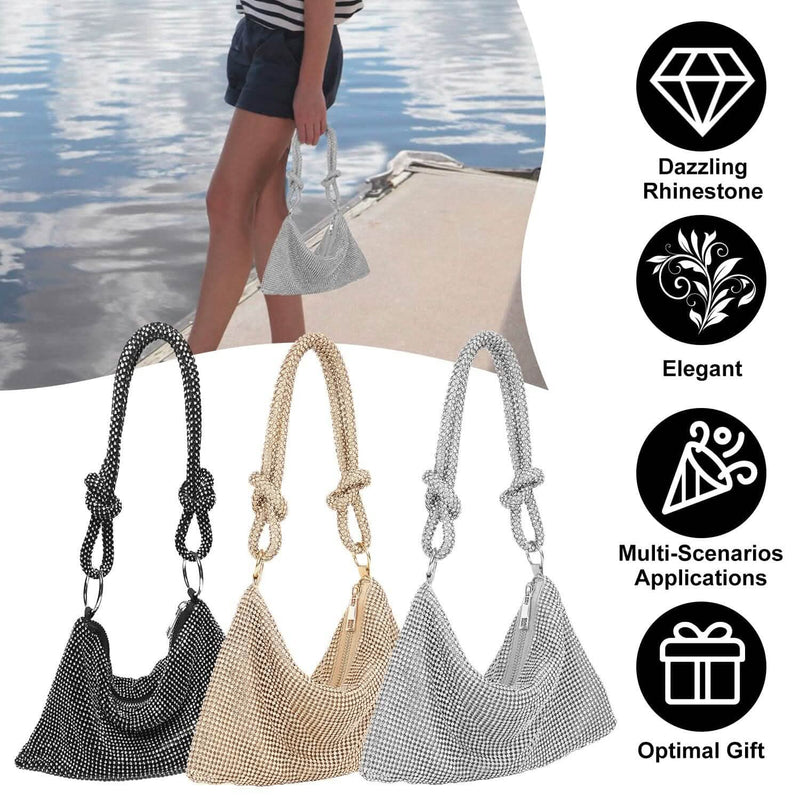Women Glitter Evening Bags Shiny Rhinestone Handbag Purses Bags & Travel - DailySale