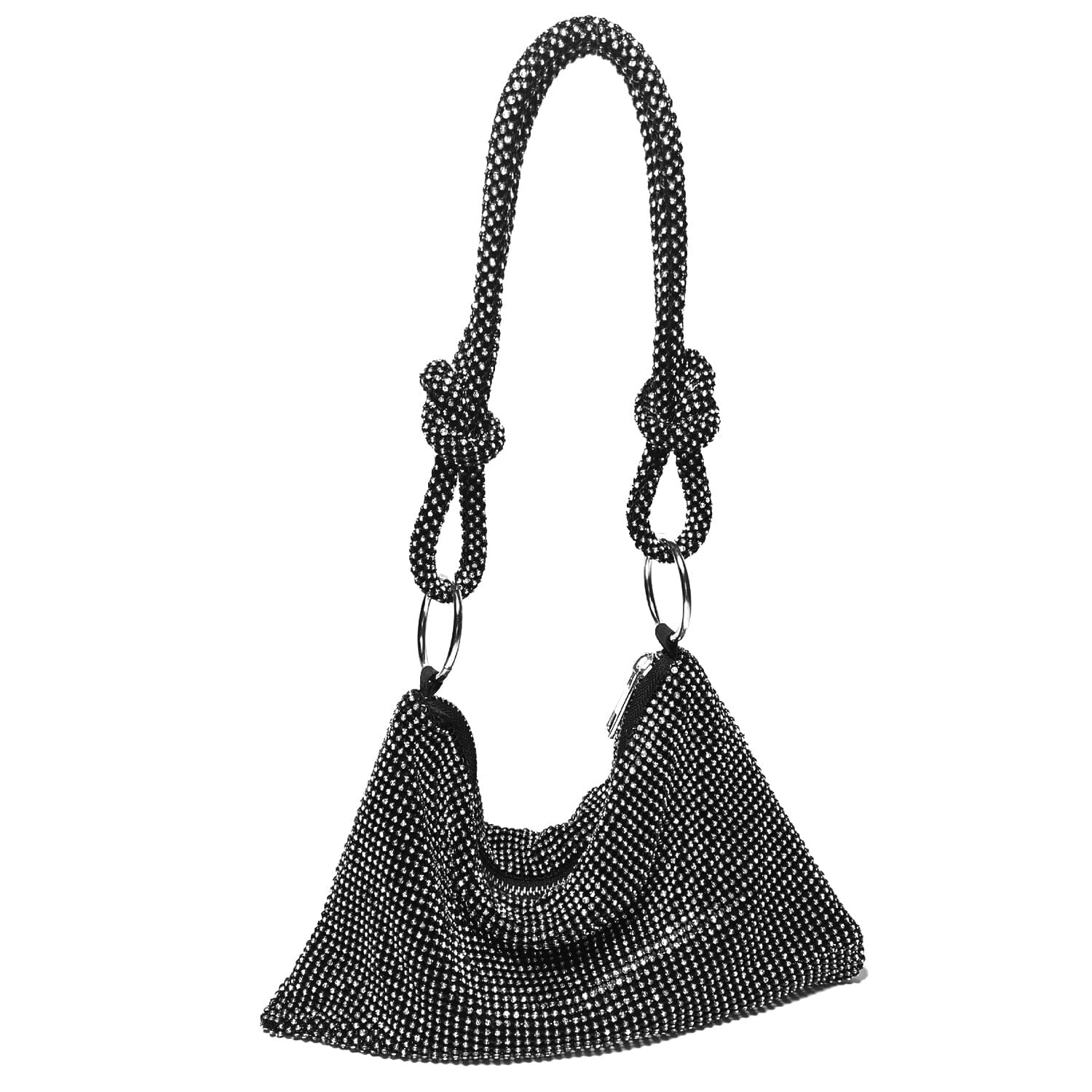 Flipkart.com | Unbranded Women Shiny PU Leather Handbag Tote Black Sequined  Crossbody Bag Top-Handle Bag Shoulder Bag - Shoulder Bag