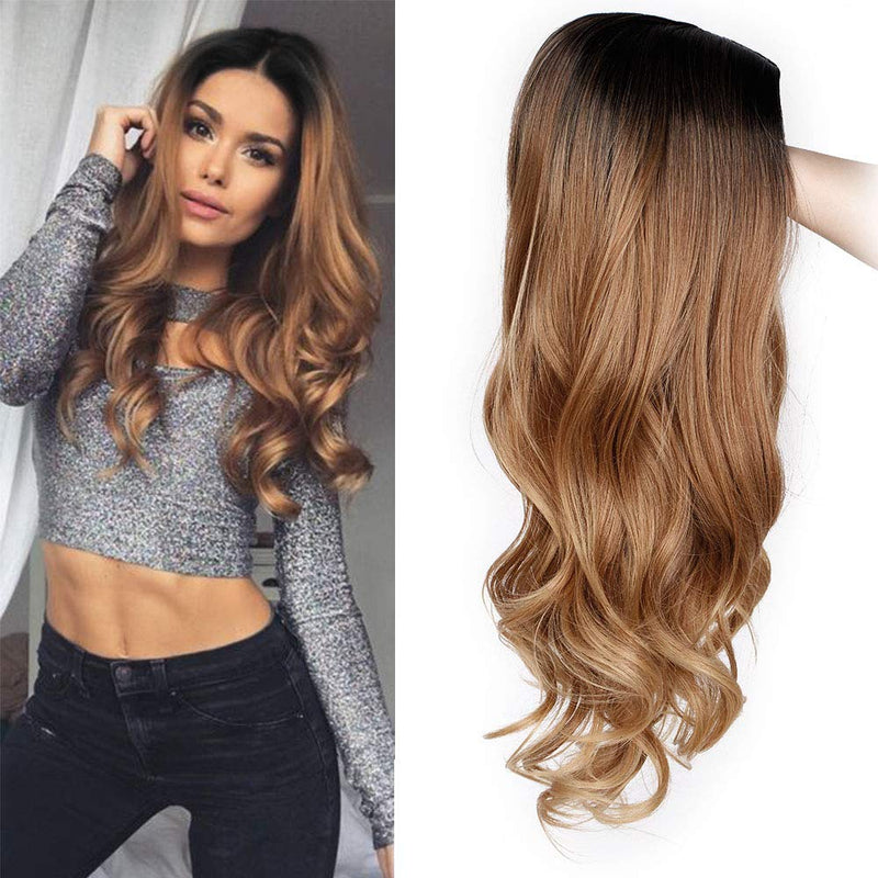 Women Long Brown Curly Synthetic Party Wigs Beauty & Personal Care - DailySale