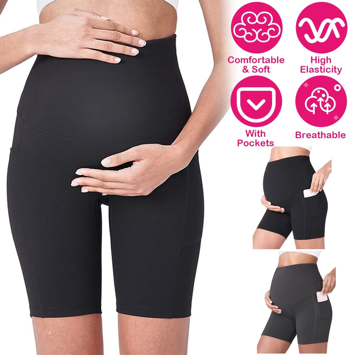 Women Maternity Seamless Shorts Women's Swimwear & Lingerie - DailySale