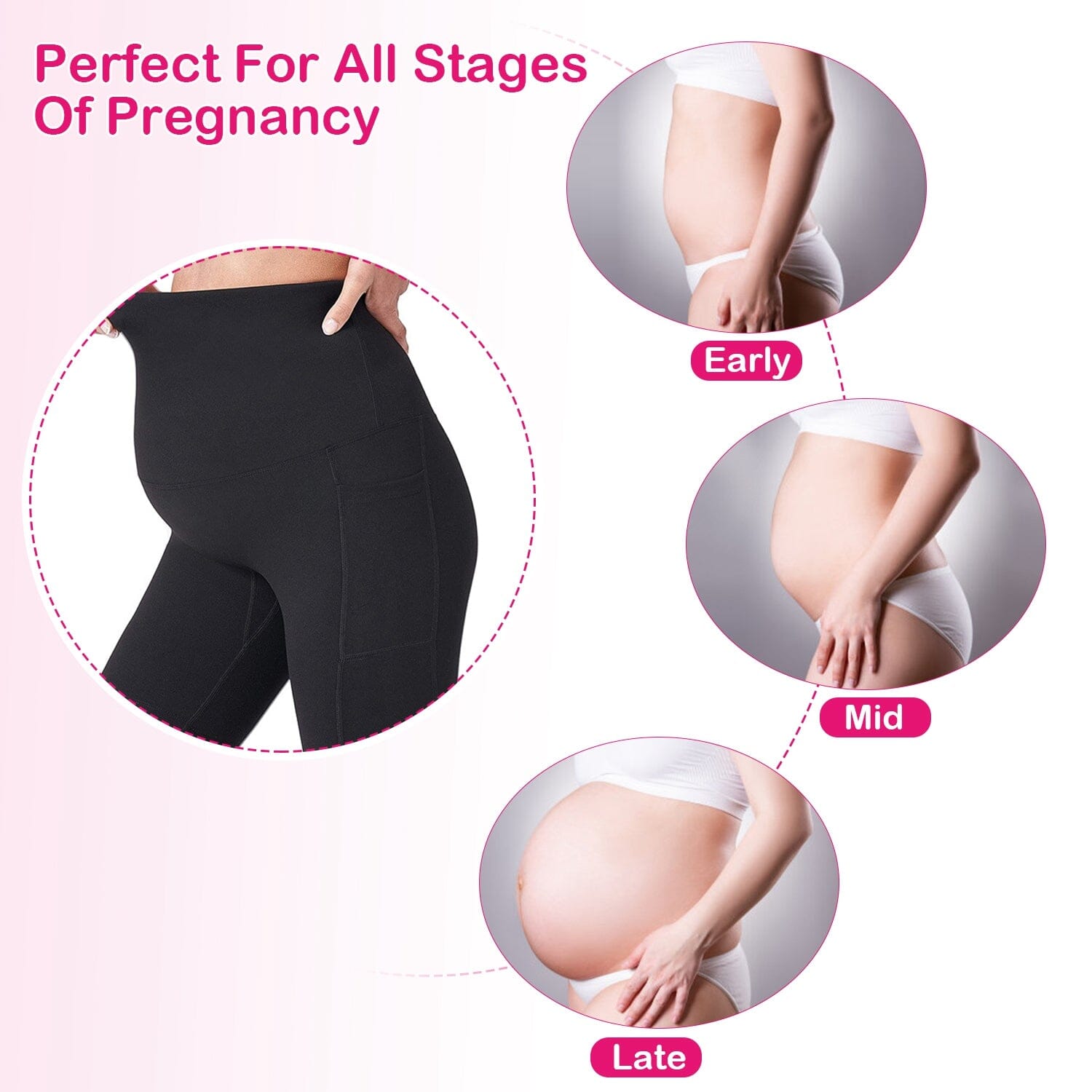 Women Maternity Seamless Shorts Women's Swimwear & Lingerie - DailySale