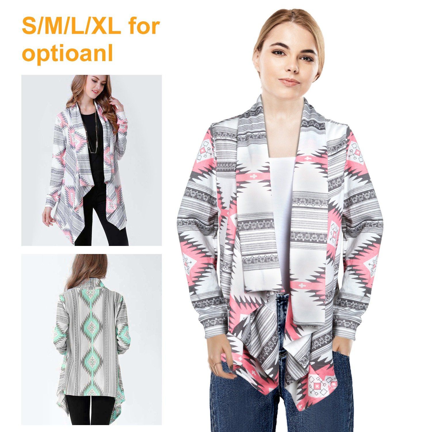 Women Open Front Long Sleeve Cardigan Women's Clothing - DailySale