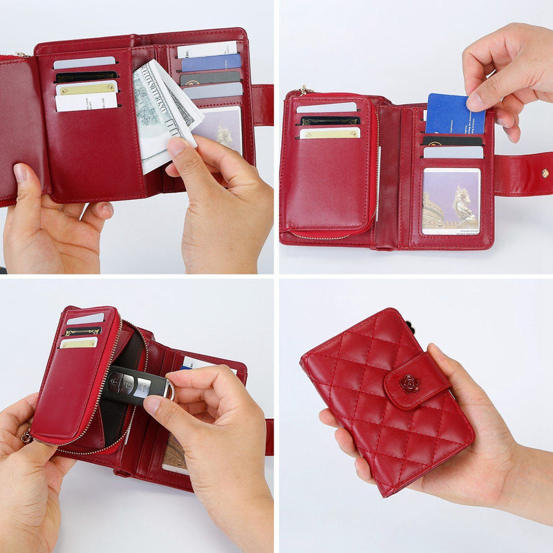 Women PU Leather Clutch Wallet Bags & Travel - DailySale