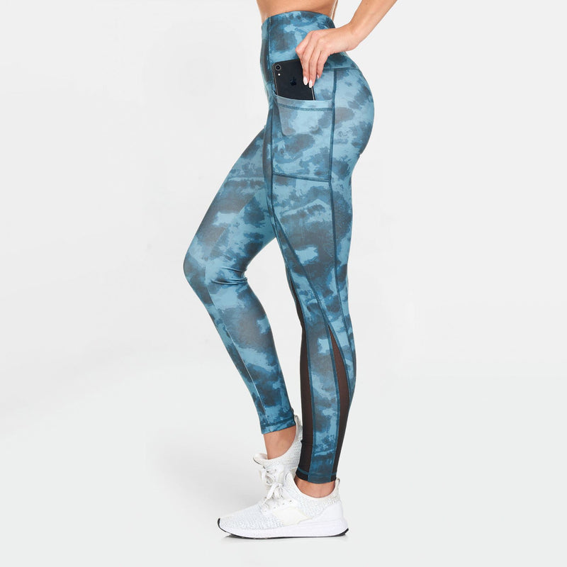 Women's Active High Rise Printed Leggings with Pockets