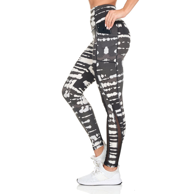 Women's Active High Rise Printed Leggings With Pockets