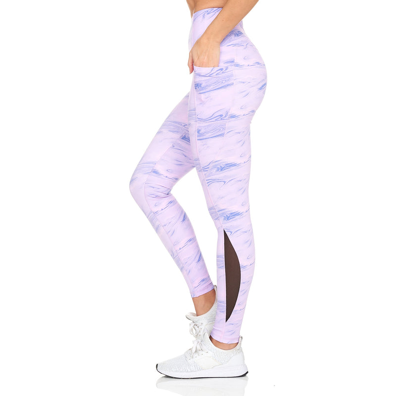 Women's Active High Rise Printed Leggings With Pockets