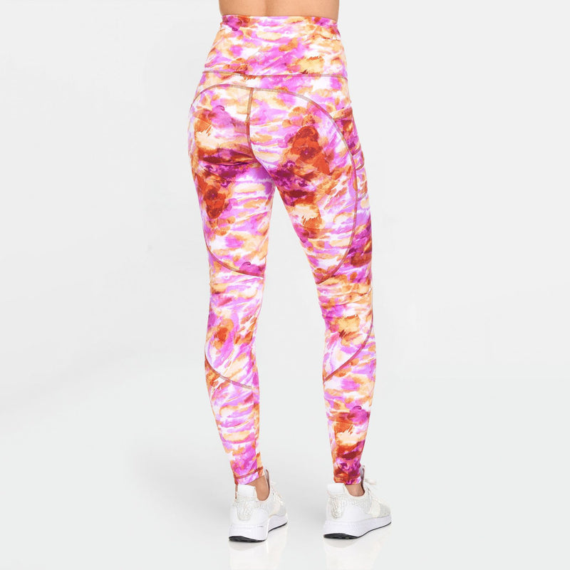 Women's Active High Rise Printed Leggings with Pockets