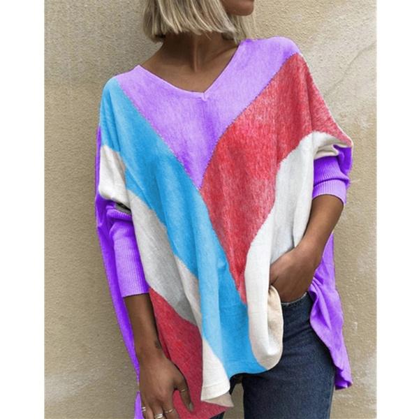 Women's Autumn And Winter Long-Sleeved Tops Women's Tops Purple S - DailySale