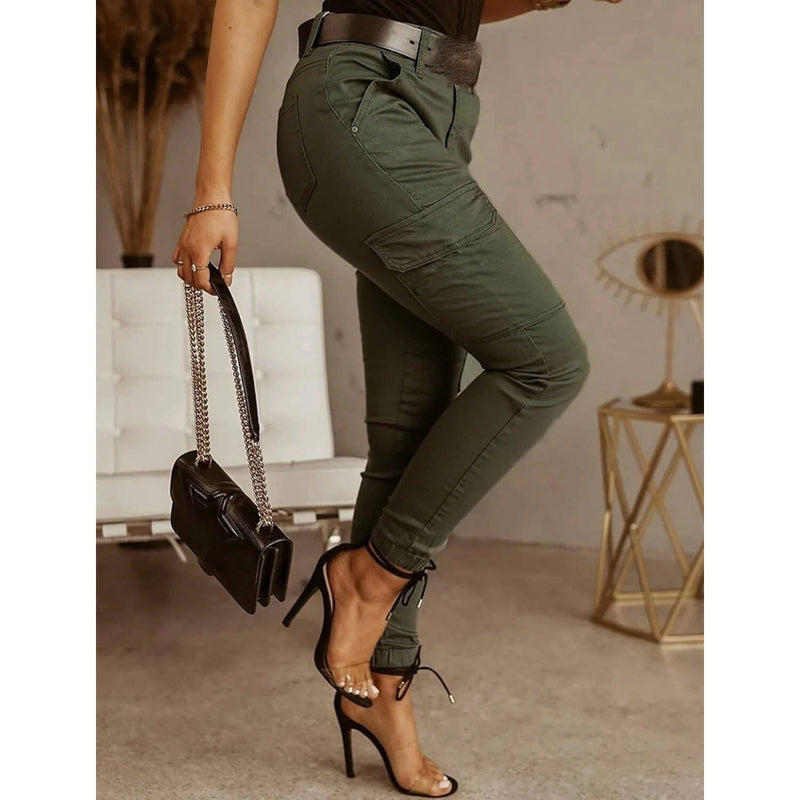 Women's Basic Essential Casual Sporty Tactical Cargo Trousers Women's Bottoms - DailySale