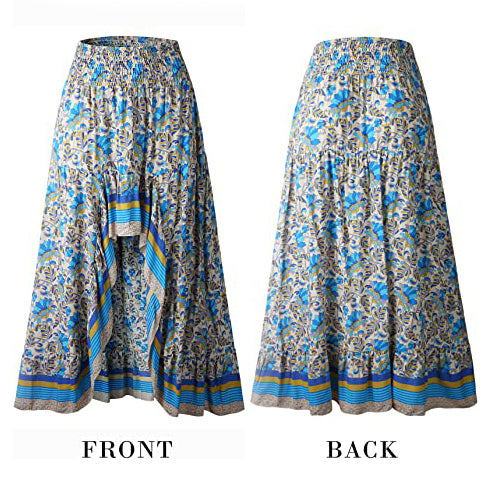 Women's Boho Floral Print Long Skirt Women's Bottoms - DailySale