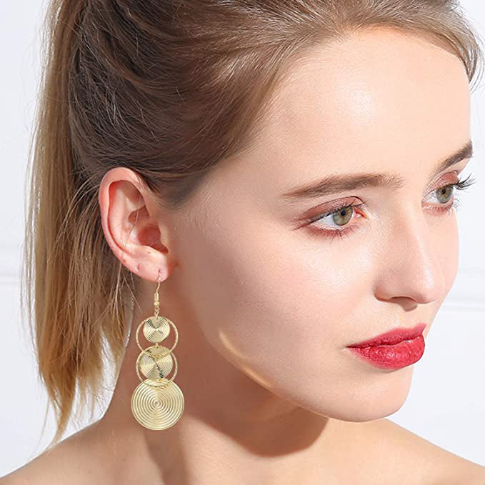 Women's Boho Vintage Round Earrings Earrings - DailySale