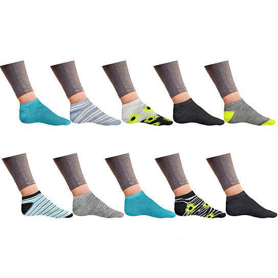 Women’s Breathable Colorful Fun No Show Low Cut Ankle Socks Women's Shoes & Accessories - DailySale