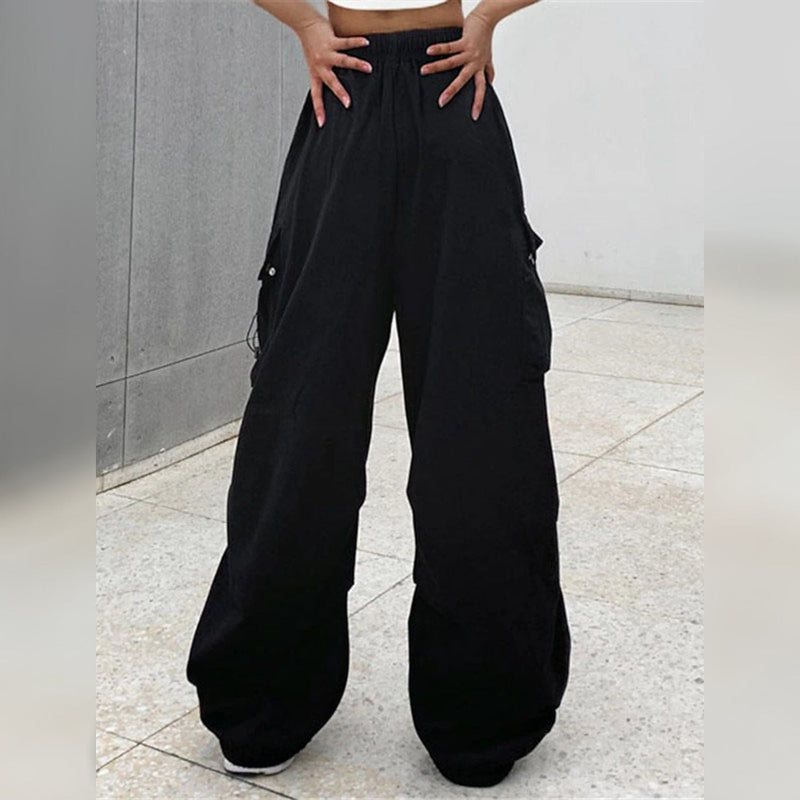 Women's Cargo Baggy Pants High Waist