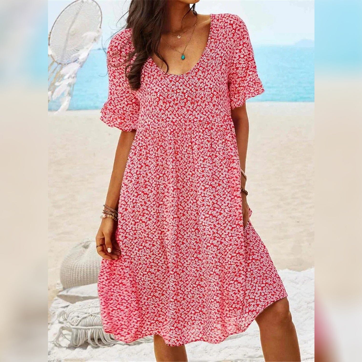 Women's Casual Floral Dress Women's Dresses - DailySale