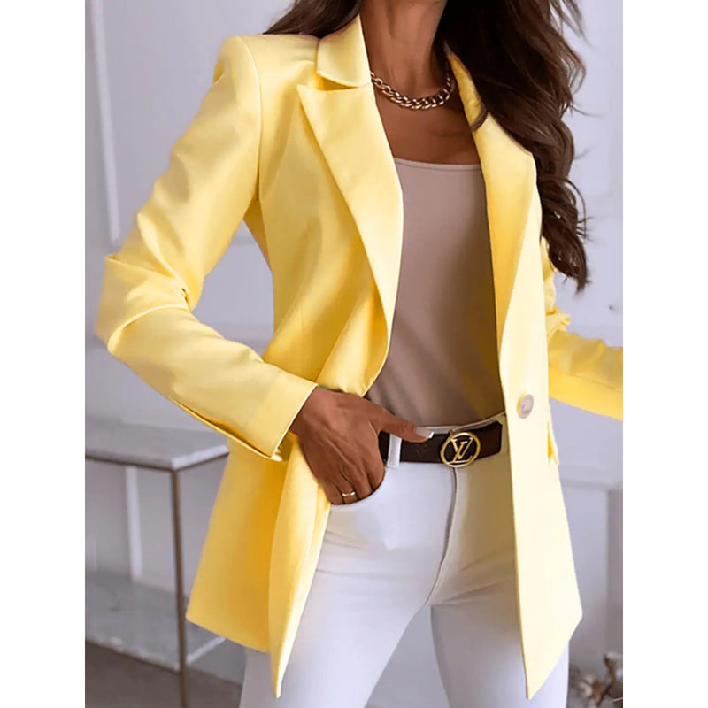 Women's Casual Long Sleeve Blazer