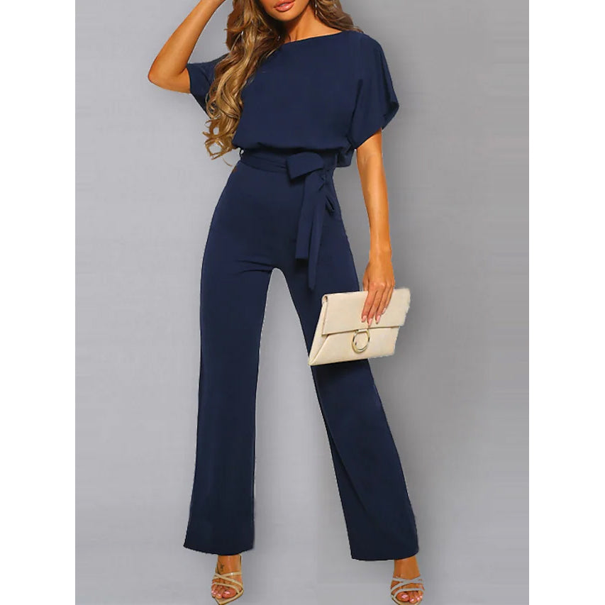 Women's Casual Loose Jumpsuit Women's Loungewear Navy S - DailySale