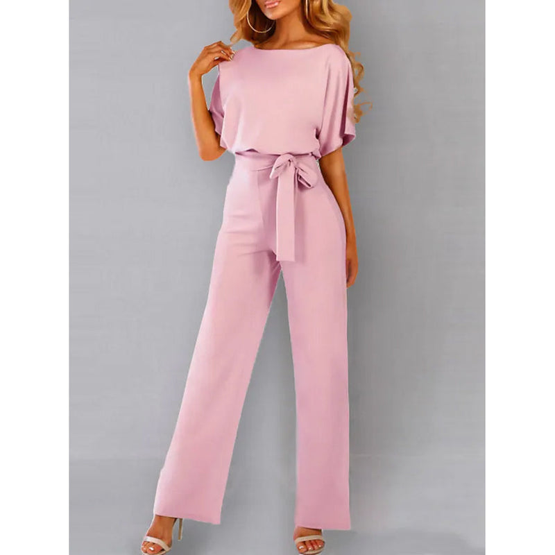 Women's Casual Loose Jumpsuit Women's Loungewear Pink S - DailySale