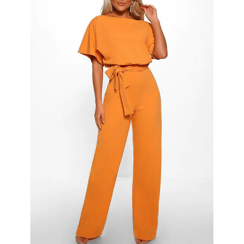 Women's Casual Loose Jumpsuit Women's Loungewear Yellow S - DailySale