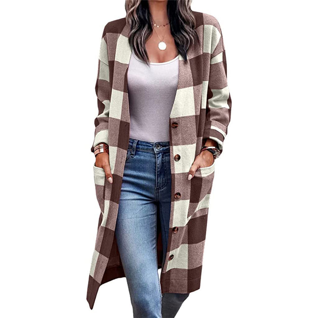 Women's Casual Overcoats Women's Outerwear Brown S - DailySale