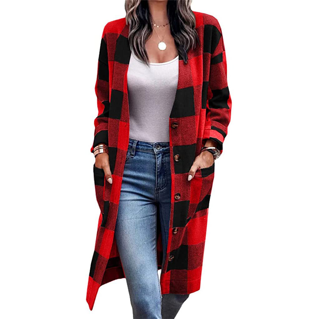 Women's Casual Overcoats Women's Outerwear Red S - DailySale