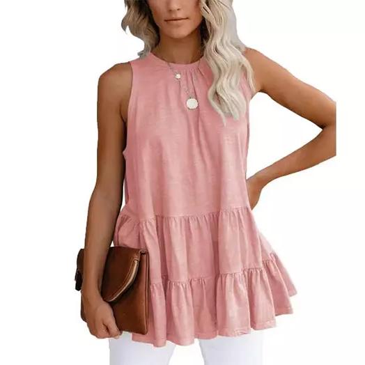 Women's Casual Shirley Top Women's Clothing Pink S - DailySale