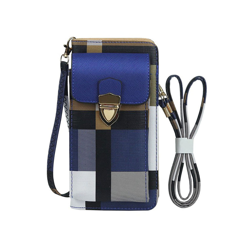 Women's Cell Phone Cross-Body Wallet Pouch Bags & Travel Blue - DailySale