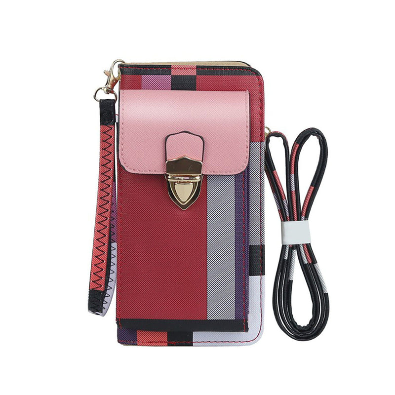 Women's Cell Phone Cross-Body Wallet Pouch Bags & Travel Pink - DailySale