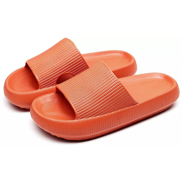 Women's Cloud Pillow Slide Slipper Sandal Women's Shoes & Accessories Orange S - DailySale