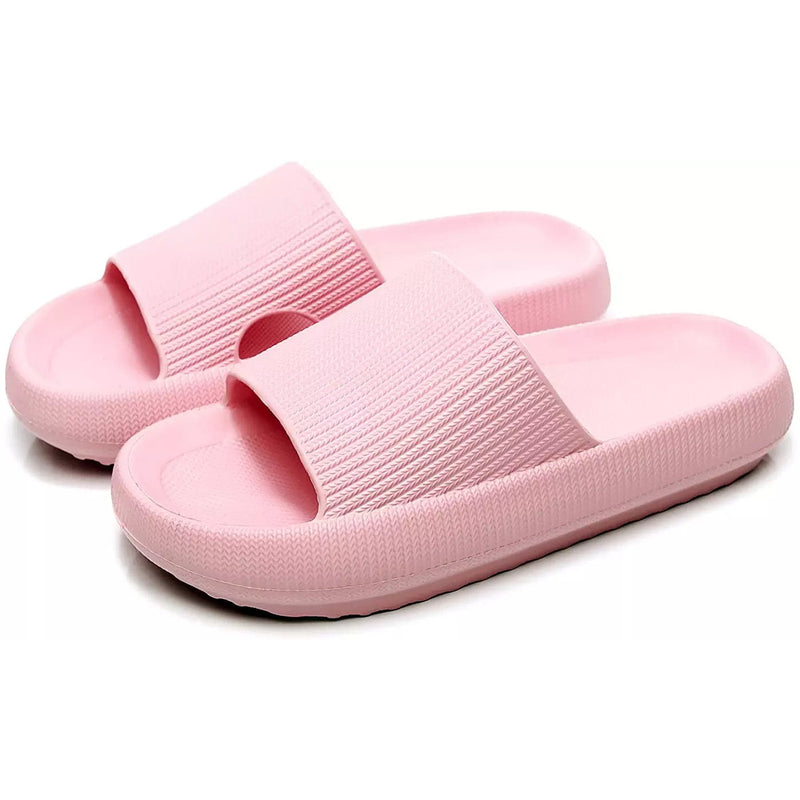 Women's Cloud Pillow Slide Slipper Sandal Women's Shoes & Accessories Pink S - DailySale