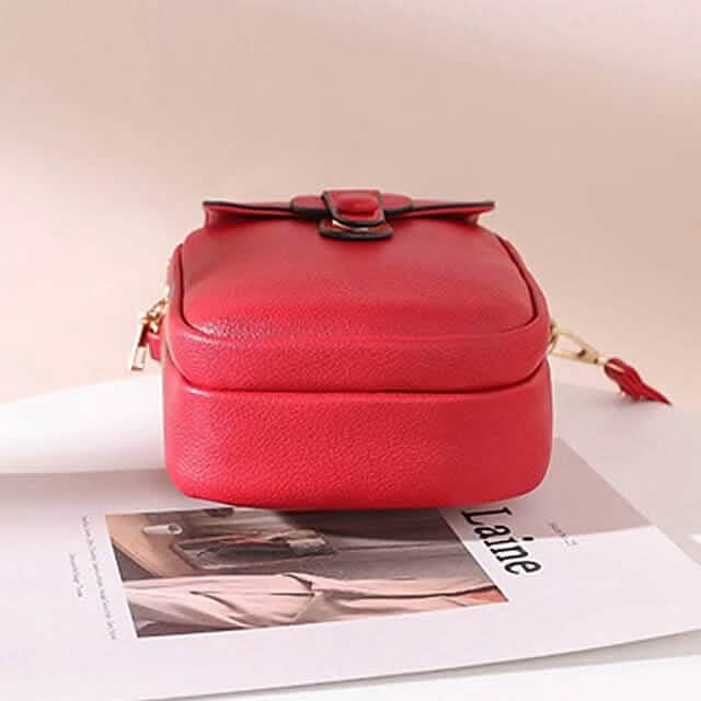Women's Crossbody Leather Solid Color Plain Bag Wallet Bags & Travel - DailySale