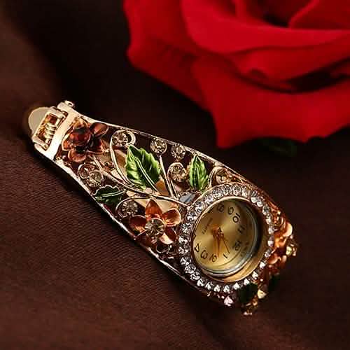 Women's Crystal Bracelet Wrist Watch Women's Shoes & Accessories - DailySale