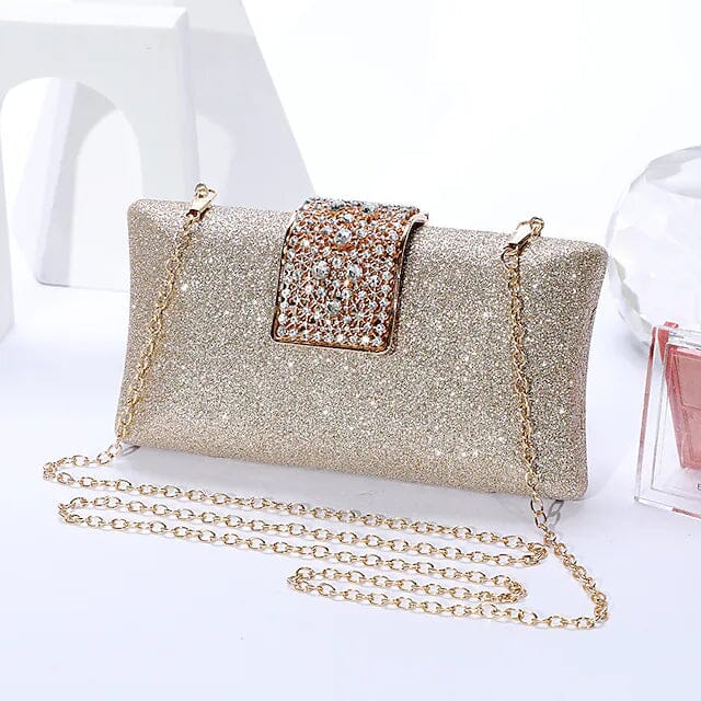 Women's Evening Bag Chain Bag Bridal Purse Bags & Travel Gold - DailySale