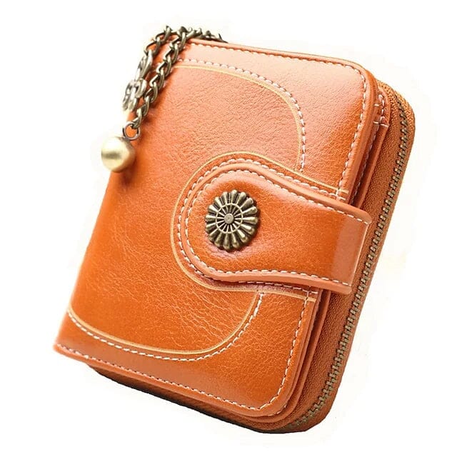 Women's Everyday Zip Wallet Women's Shoes & Accessories Orange - DailySale