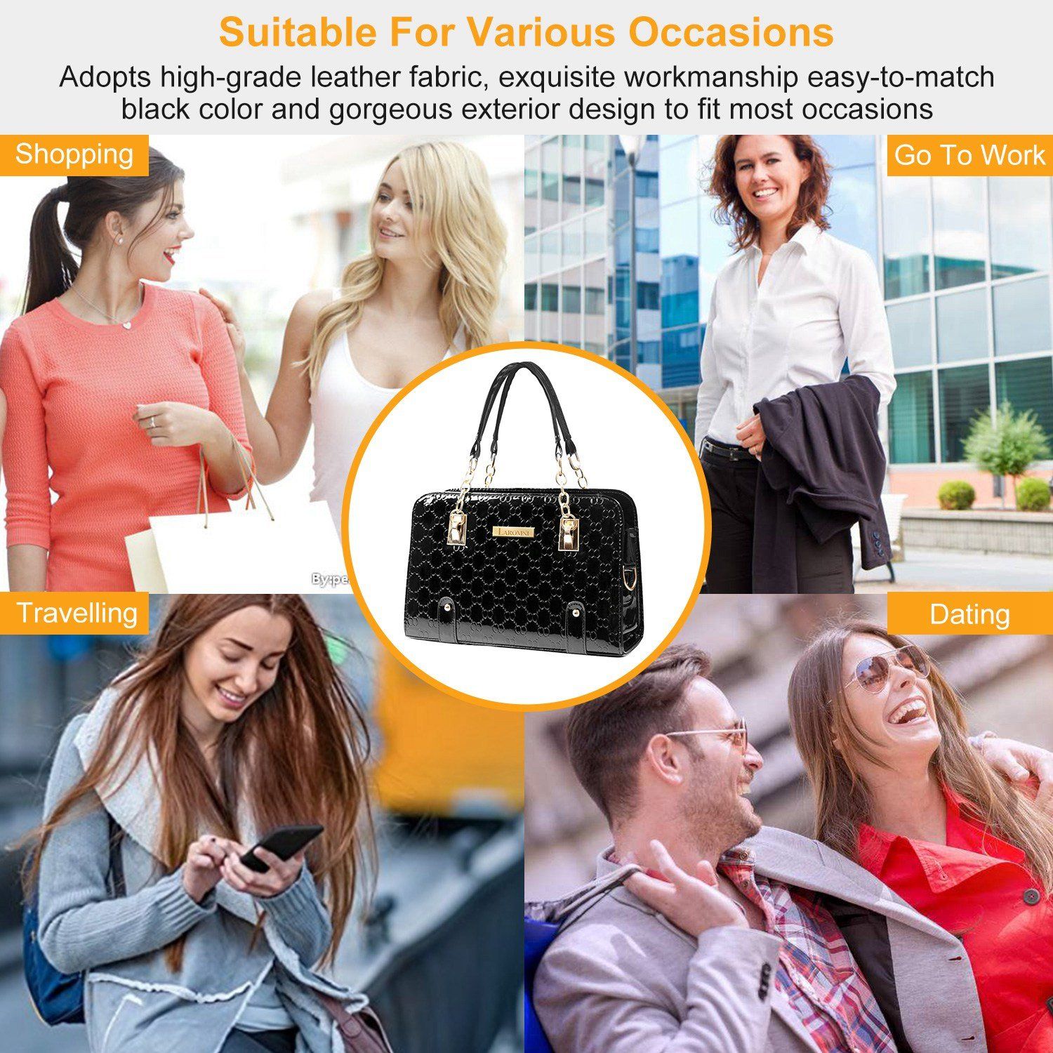 Women's Fashion Leather Handbag Bags & Travel - DailySale