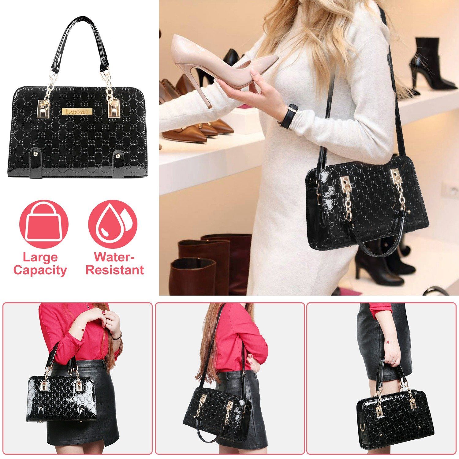 Women's Fashion Leather Handbag Bags & Travel - DailySale