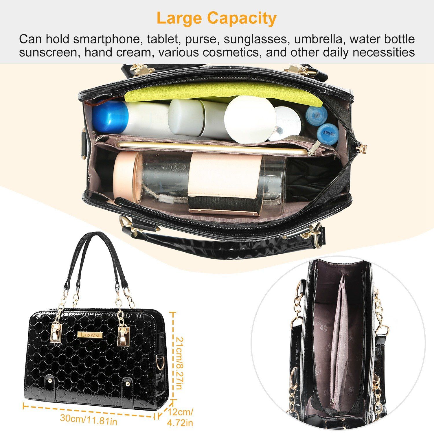 Women's Fashion Leather Handbag Bags & Travel - DailySale