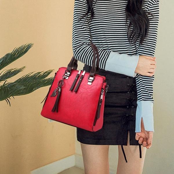 Women's Fashion Pu Leather Crossbody Handbag Bags & Travel - DailySale