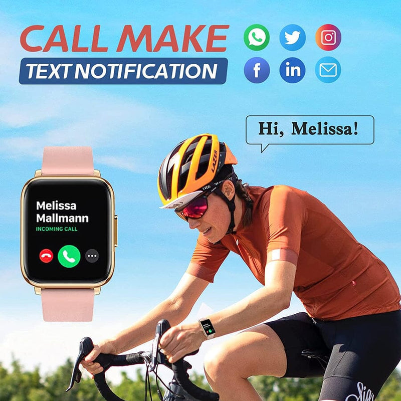Women's Fitness Tracker with Blood Pressure & Heart Rate Monitor Smart Watches - DailySale