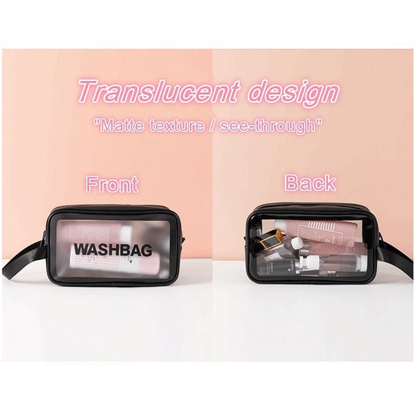 Women's Frosted Waterproof Cosmetic Bag Bags & Travel - DailySale