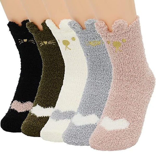 Women's Fuzzy Winter Socks Women's Shoes & Accessories - DailySale