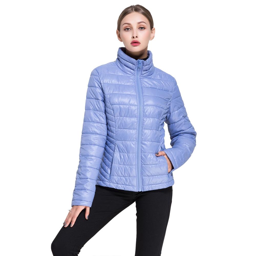 Women’s Goose Down Lightweight Puffer Jacket Women's Apparel M Periwinkle - DailySale